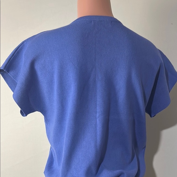 Staccato Blue Dolman Sleeve Knit Top T Shirt Women’s Size Medium - Picture 7 of 10